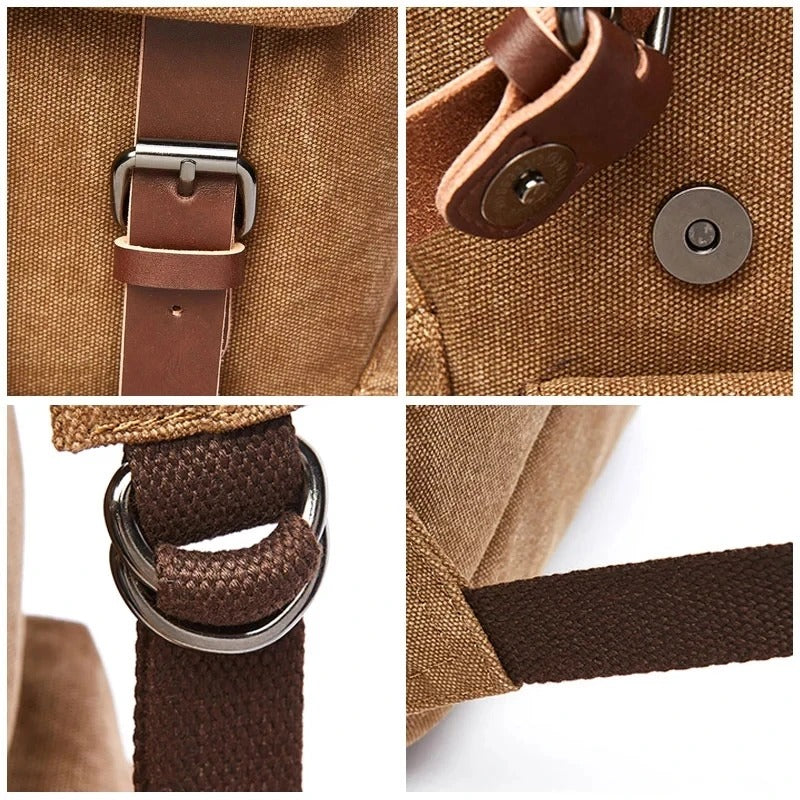 Sac à Dos en Toile Vintage : pour Homme & Femme - Jamasy™