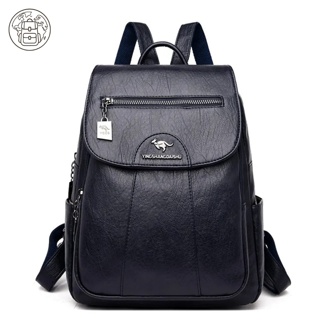 Sac à Dos Cuir Noir Femme Chic - Yingshandaishu™