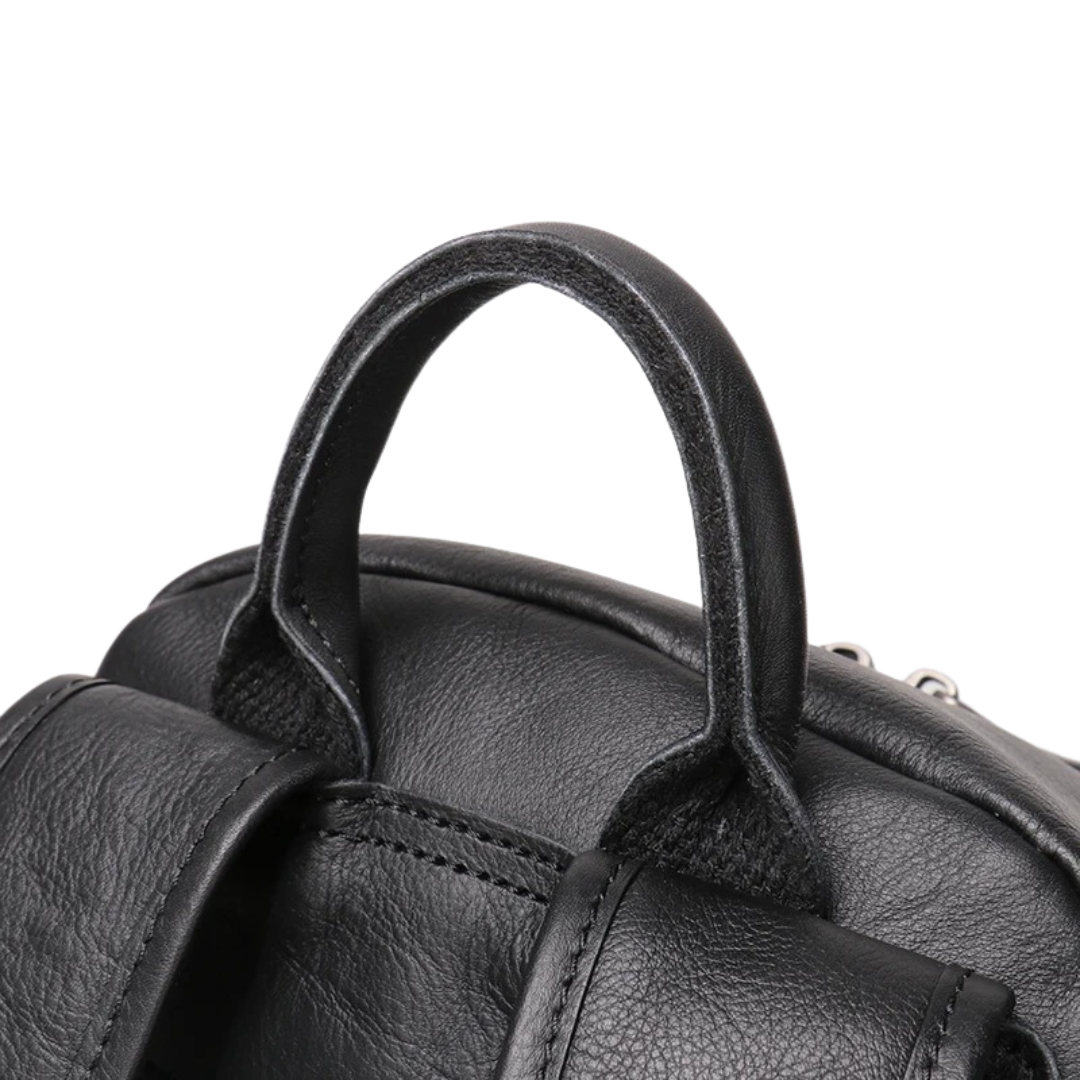 Sac à Dos Cuir Noir Femme - Velmara™