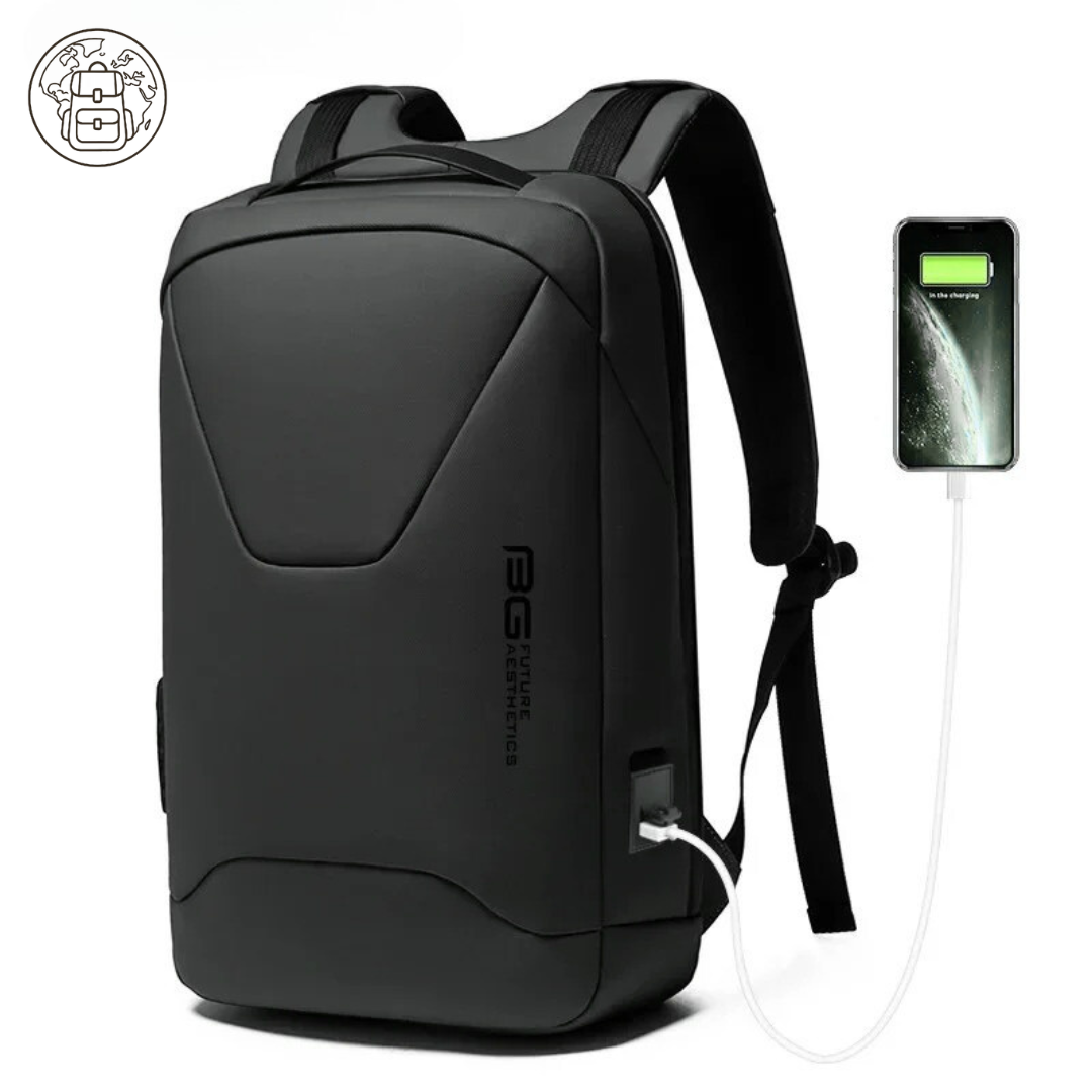 Sac à Dos Homme : PC Portable 15,6’’, Sécurité Antivol & Connectivité USB - BANGE™