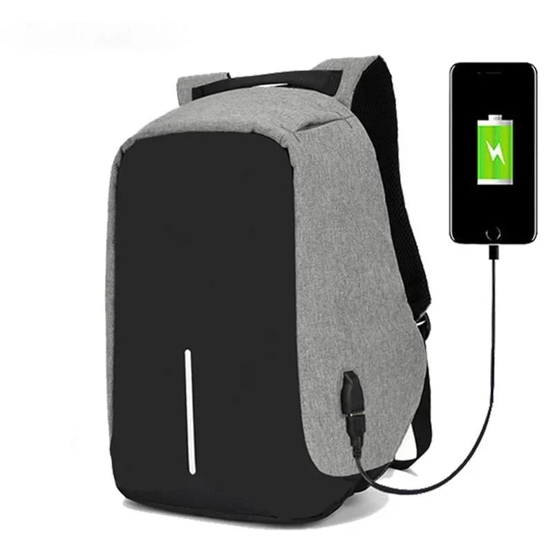 Sac à Dos Ordinateur Homme : Nylon Résistant, Port USB & Rangements Intégrés – Runningtiger™