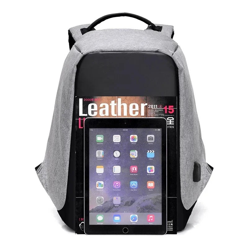 Sac à Dos Ordinateur Homme : Nylon Résistant, Port USB & Rangements Intégrés – Runningtiger™