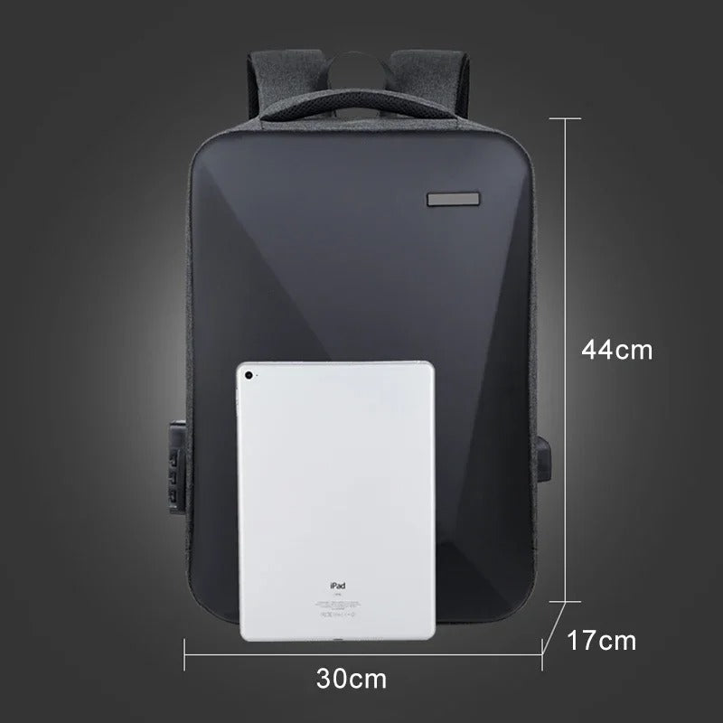 Sac à Dos Ordinateur Homme : USB Recharge, Coque Rigide et Waterproof - Functional Backpack™