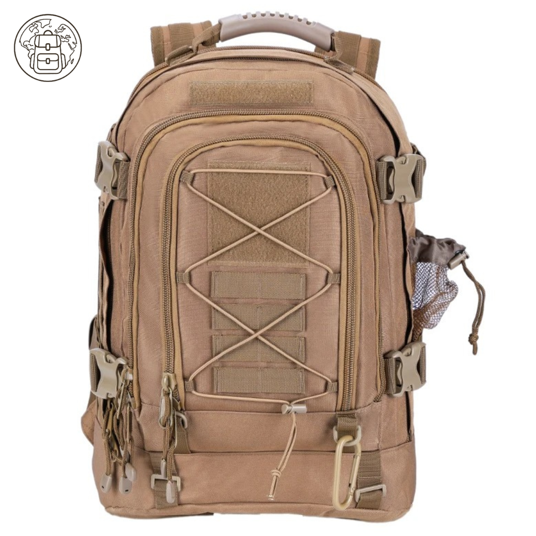 Sac à Dos Randonnée Tactique Extensible 65L Homme - Bushcraft™