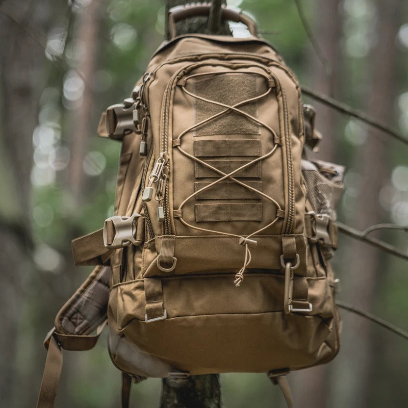 Sac à Dos Randonnée Tactique Extensible 65L Homme - Bushcraft™