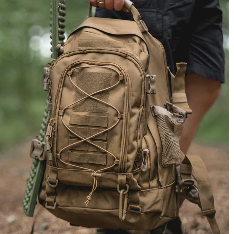 Sac à Dos Randonnée Tactique Extensible 65L Homme - Bushcraft™