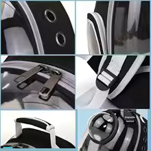 Sac à Dos Transport Chat Capsule : Hublot Panoramique, Respirant et Confortable - Bazyl™