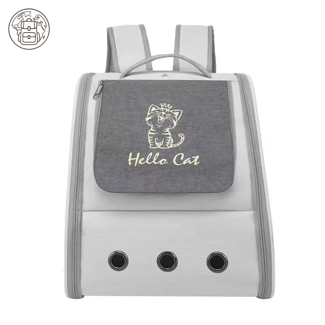 Sac à Dos Transport Chat : Voyage Avion, Pliable et Sécurisé avec Attache Valise - Nolya™