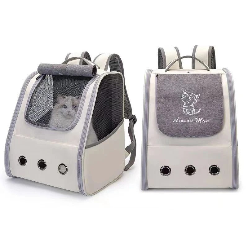 Sac à Dos Transport Chat : Voyage Avion, Pliable et Sécurisé avec Attache Valise - Nolya™