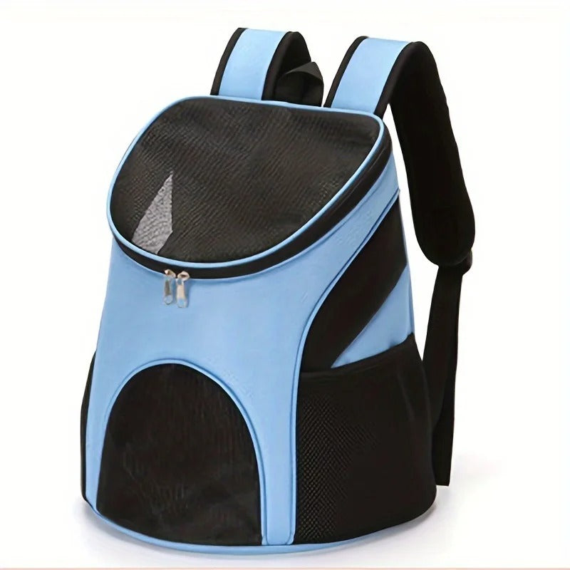 Sac à Dos Transport Chien & Chat : Nylon Renforcé, Maille Aérée et Pliable - Velza™