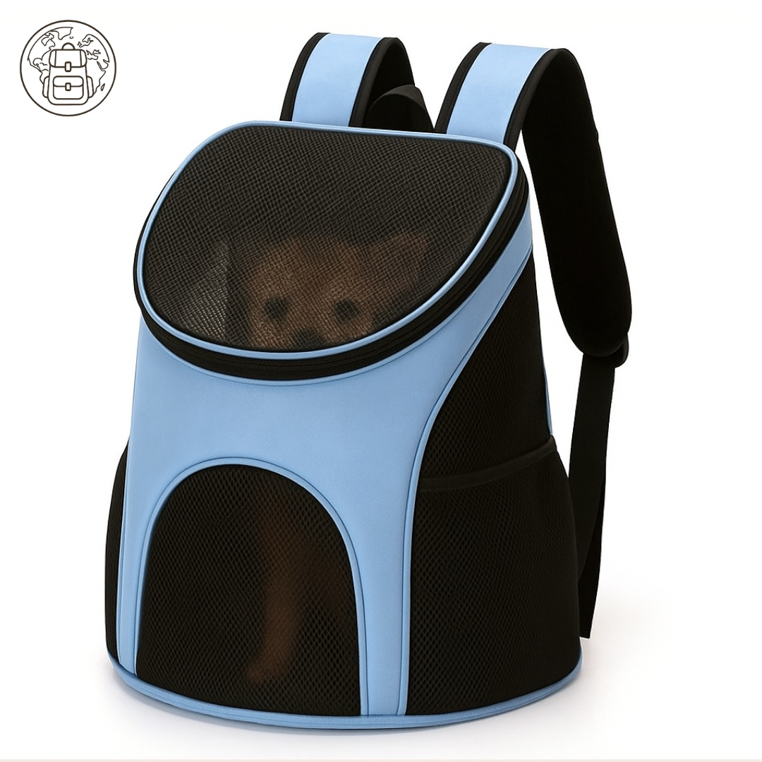 Sac à Dos Transport Chien & Chat : Nylon Renforcé, Maille Aérée et Pliable - Velza™Sac à Dos Transport Chien & Chat : Nylon Renforcé, Maille Aérée et Pliable - Velza™