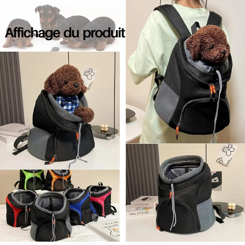 Sac à Dos de Transport Ergonomique pour Chien - Minala™