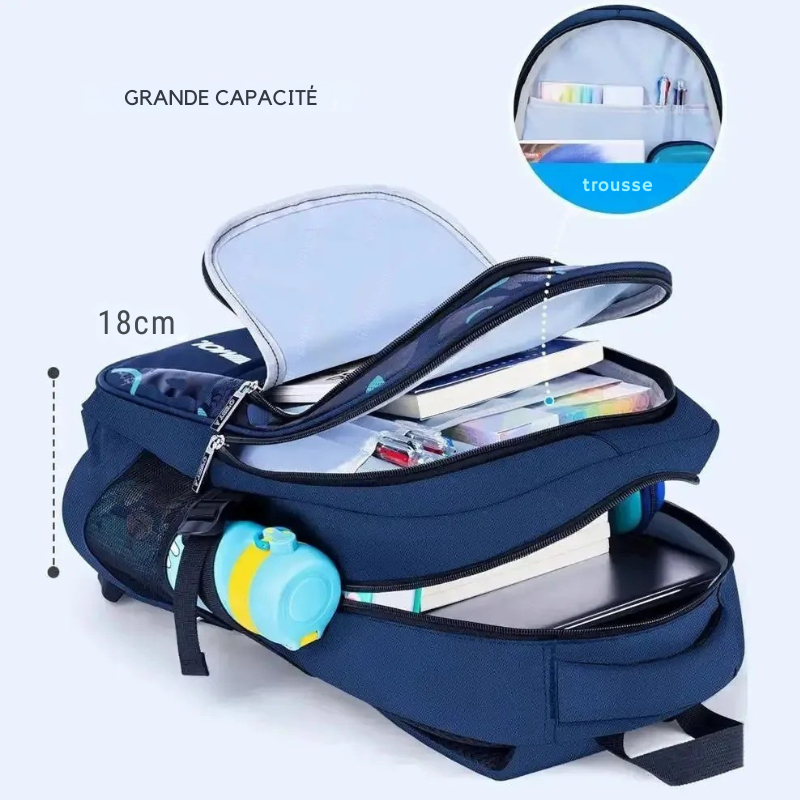 Sac à Dos d’école pour enfant: Imperméable et léger - Scooty™