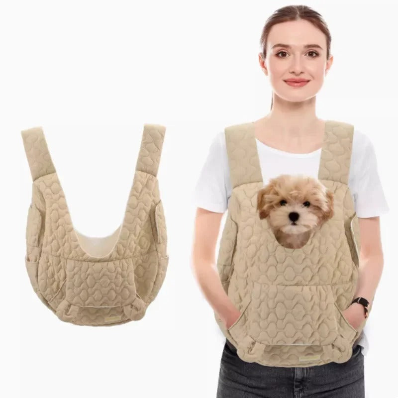 Sac à Dos de Transport Chien : Tissu Épais Rembourré à Maintien Croisé - ComfortPet™