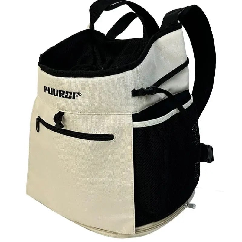 Sac à Dos Transport Chien 20L : Port Ventrale ou Dorsal en Maille Respirante – PUUROF™