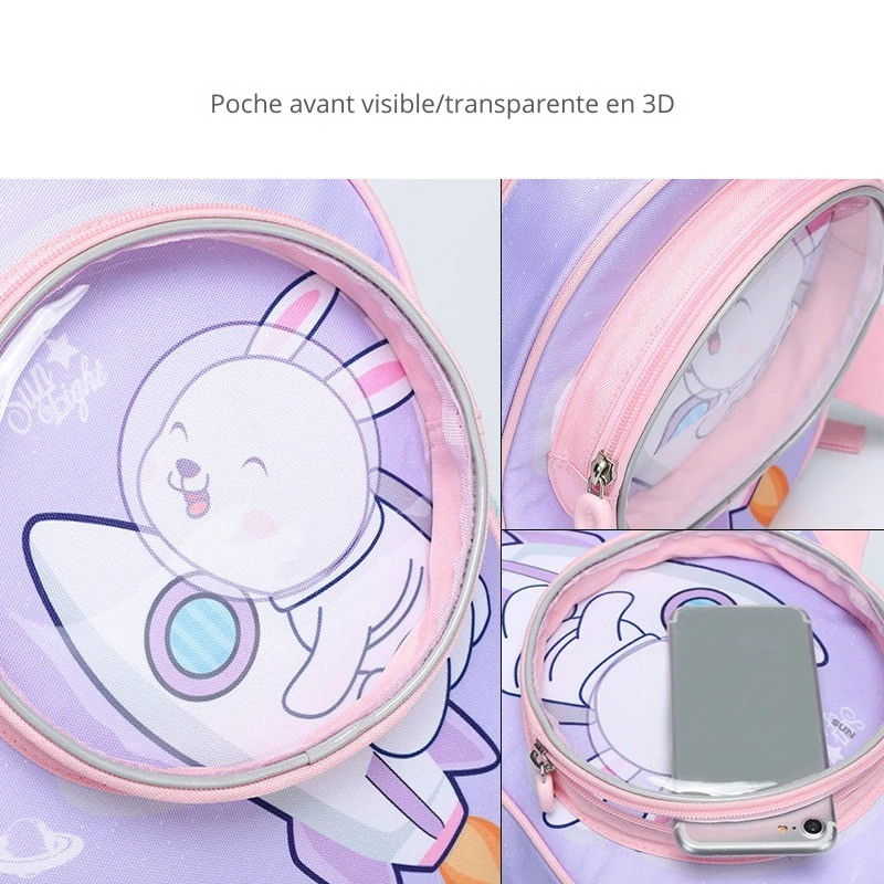 Sac à dos Lapin Astronaute pour enfant - Spabil™