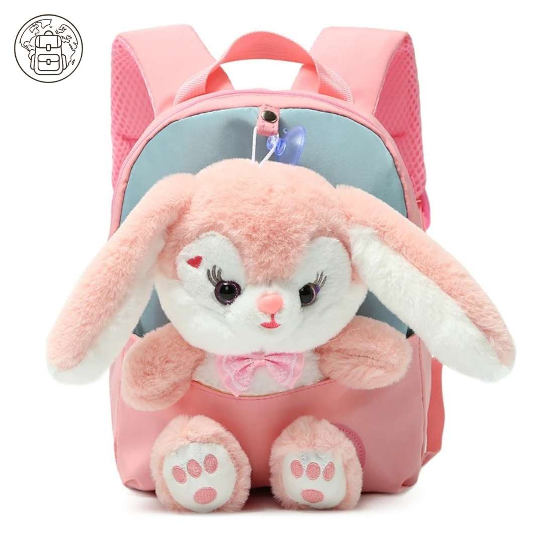 Sac à dos Lapin avec Peluche intégré - Pinket™