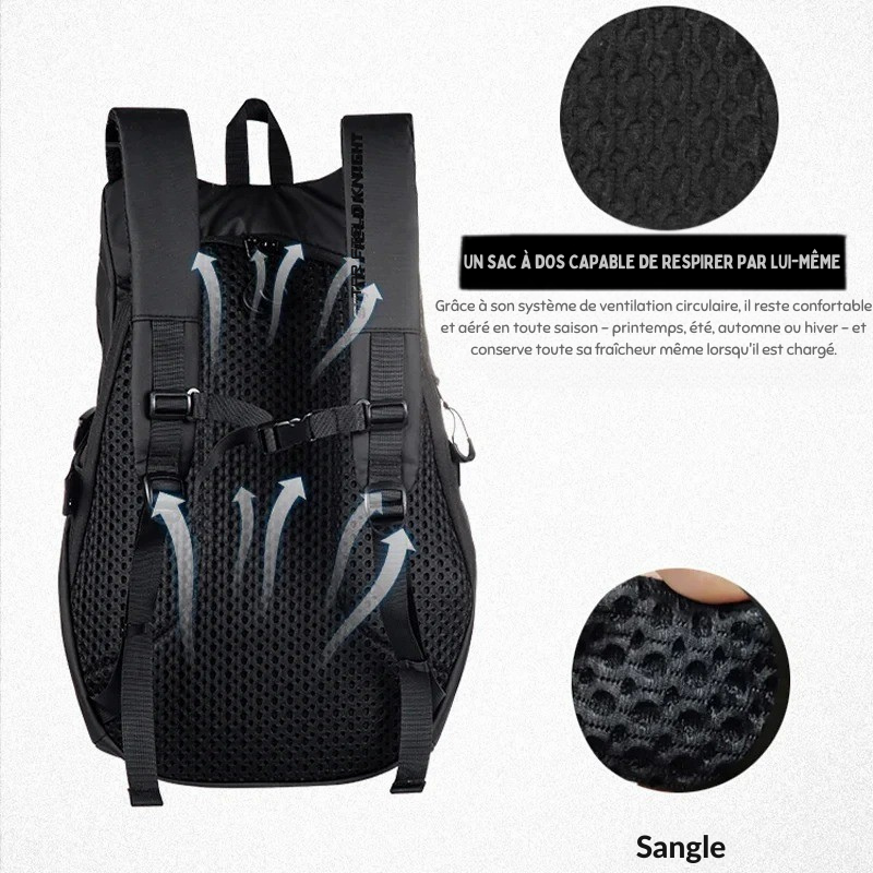 Sac à dos Moto étanche: Grande Capacité et Tissu Oxford - SFK™