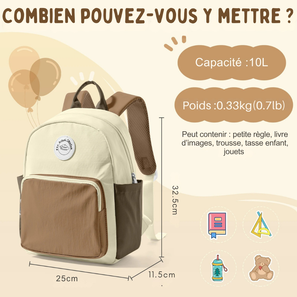 Sac à dos Scolaire Enfant: Confortable et Spacieux - The Schoolar™