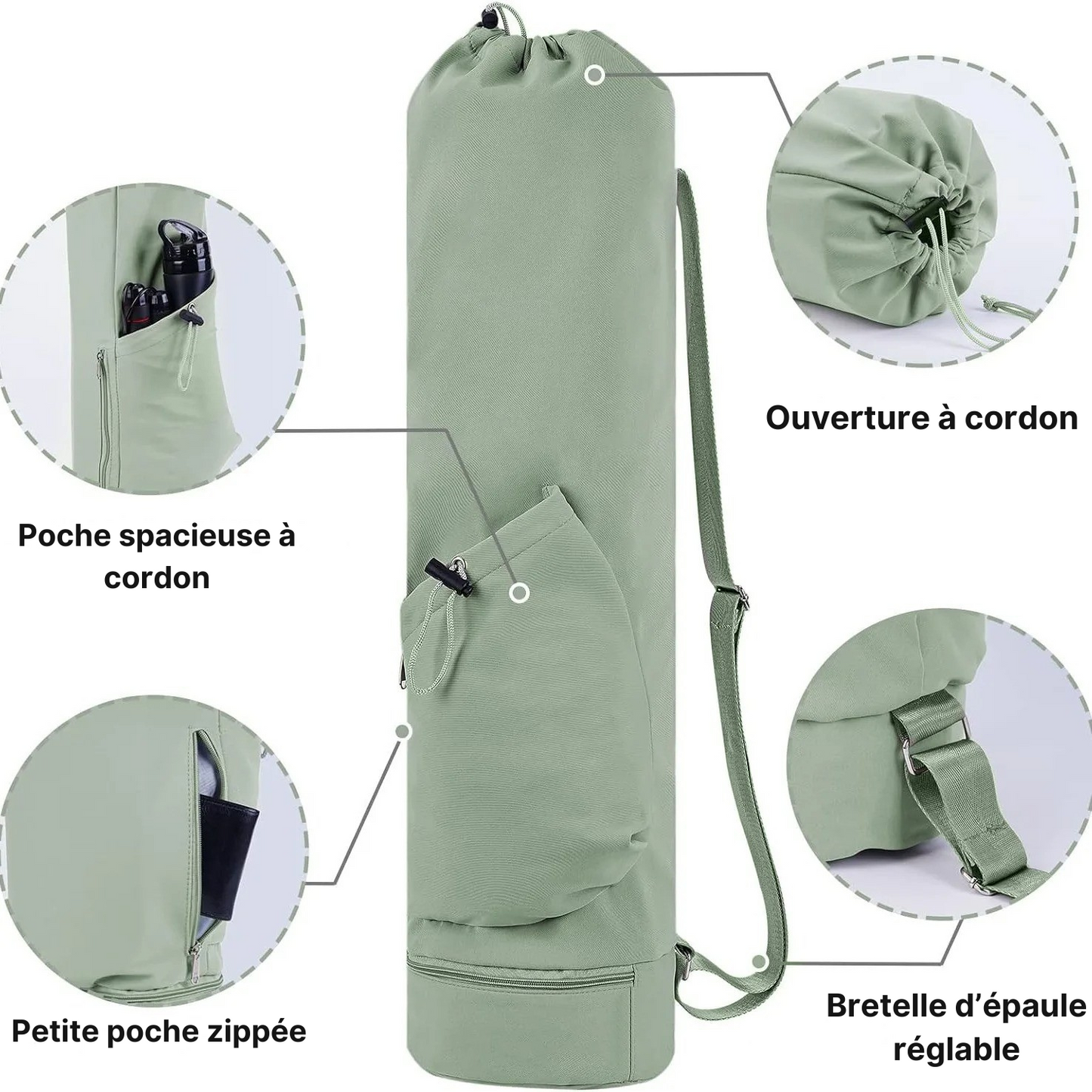 Sac à dos sport pour tapis de yoga - Derbies™