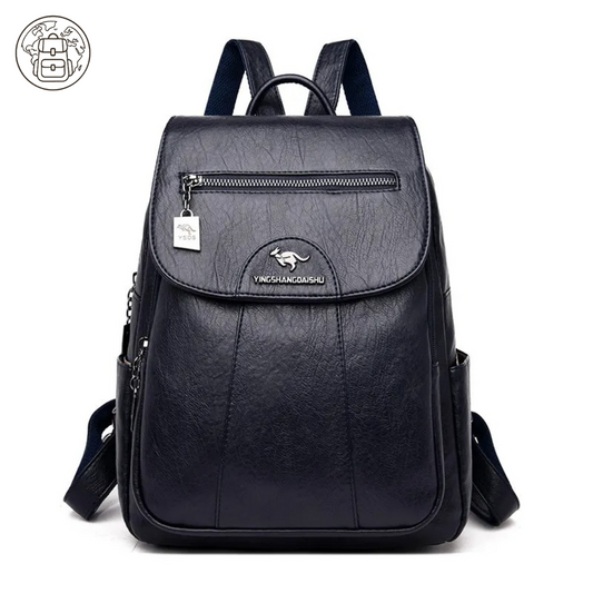 Sac à Dos Cuir Noir Femme Chic - Yingshandaishu™