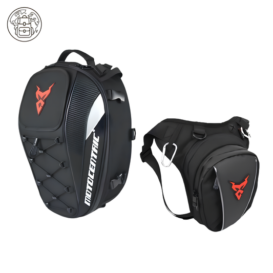 Sac à Dos Moto Multi-Fonctions 37L: Grande Capacité, Siège Arrière et Sac Latéral - Motocentric™
