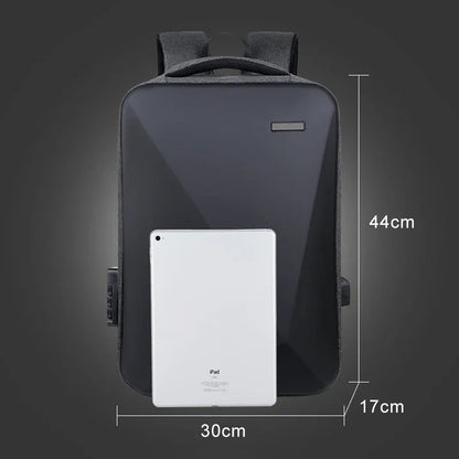 Sac à Dos Ordinateur Homme : USB Recharge, Coque Rigide et Waterproof - Functional Backpack™