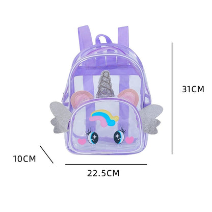 Sac a dos Transparent Licorne pour Enfant - Incory™