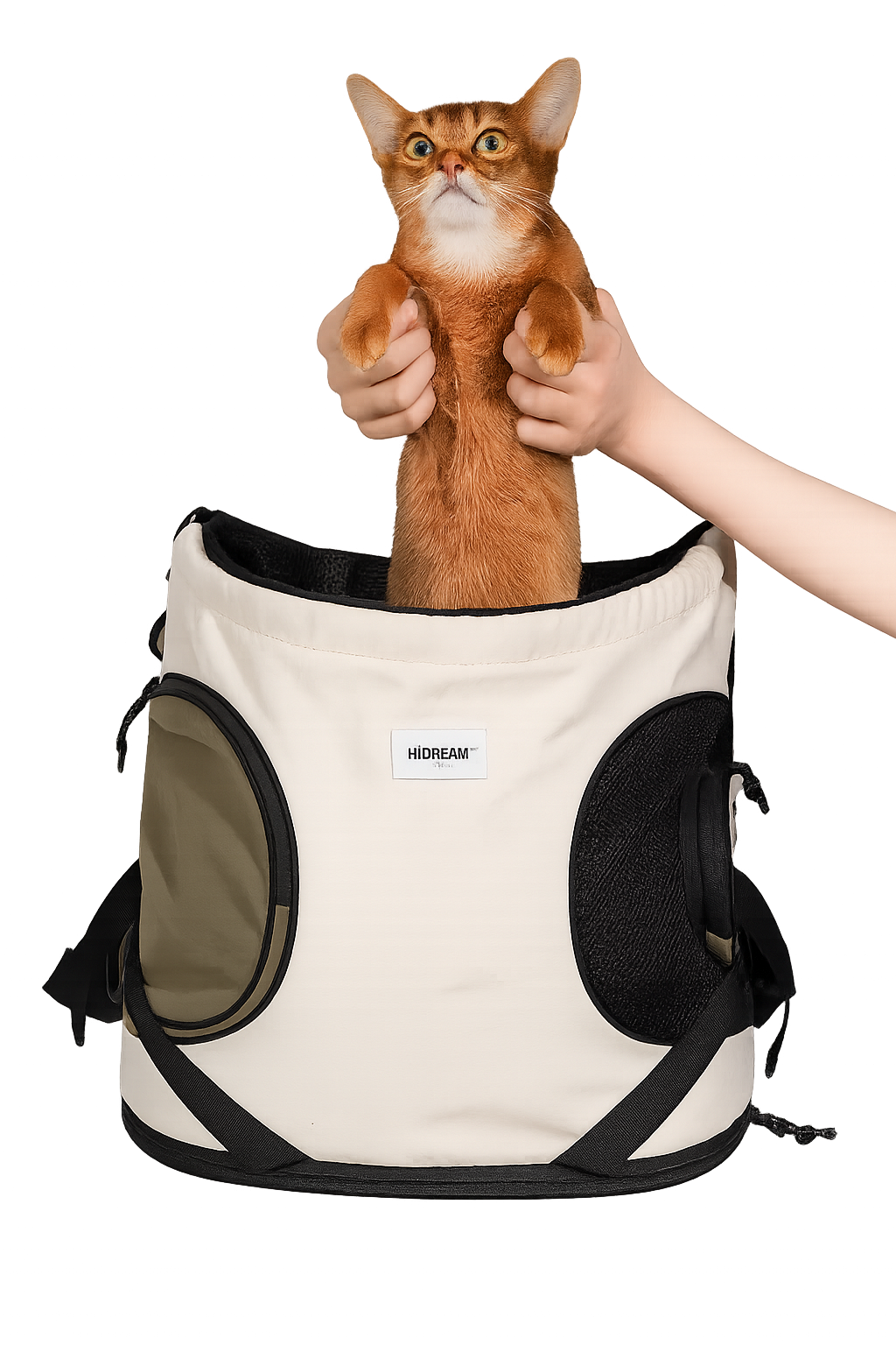 Sac à Dos Transport Chat 10 kg : Confort Ventral Ergonomique, Grande Capacité et Ventilation Optimale – Chesto™