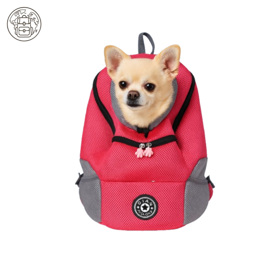 Sac à Dos Transport Chien 15g : Couvercle Amovible en Mousse Rembourrée et Multi-Poches - ComfortPet™