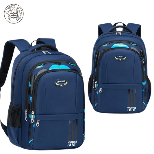 Sac à Dos d’École pour Enfant : Multi-Compartiments, Imperméable et Léger - Scooty™
