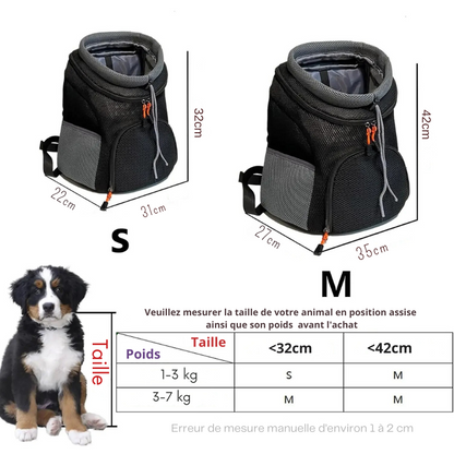Sac à Dos de Transport Ergonomique pour Chien - Minala™