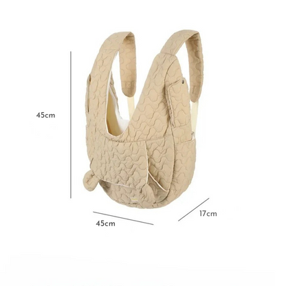 Sac à Dos de Transport Chien : Tissu Épais Rembourré à Maintien Croisé - ComfortPet™