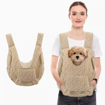 Sac à Dos de Transport Chien : Tissu Épais Rembourré à Maintien Croisé - ComfortPet™