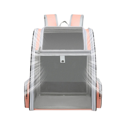 Sac à Dos Été Chien Rose : Respirant, Pliable et avec Poches de Rangement - Lunzo™
