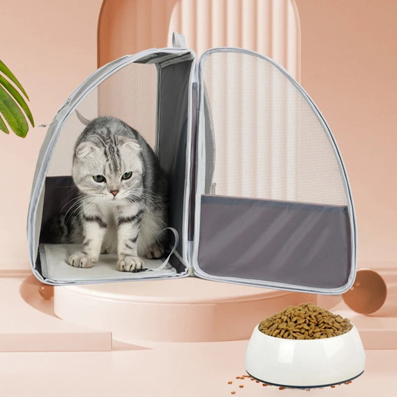 Sac à Dos Été Chien Rose : Respirant, Pliable et avec Poches de Rangement - Lunzo™