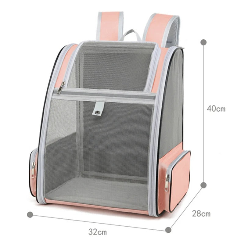Sac à Dos Été Chien Rose : Respirant, Pliable et avec Poches de Rangement - Lunzo™