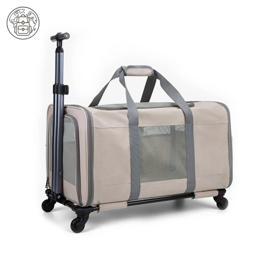 Sac de Transport Chat à Roulettes : 360°, Anti-Fuite et Transformable - Tribly™