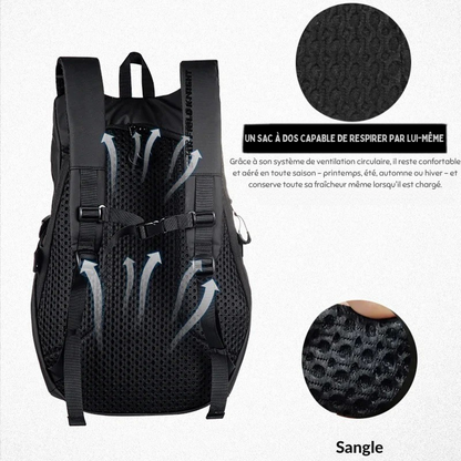 Sac à dos Moto étanche: Grande Capacité et Tissu Oxford - SFK™