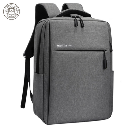 Sac à dos pour ordinateur 40L: Port de chargeur USB et manchon de bagage robuste - Micvoom™