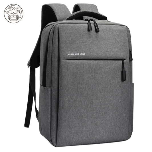 Sac à dos pour ordinateur 40L: Port de chargeur USB et manchon de bagage robuste - Micvoom™