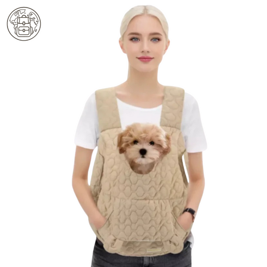 Sac à Dos de Transport Chien  Tissu Épais Rembourré à Maintien Croisé - ComfortPet™