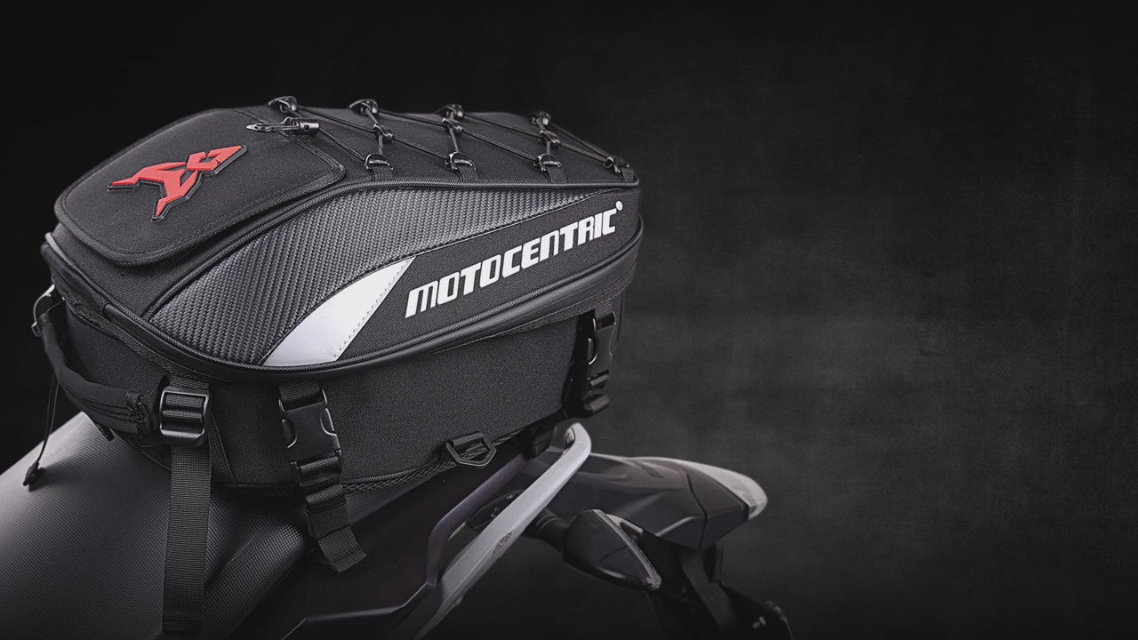 Sac à Dos Moto Multi-Fonctions 37L: Grande Capacité, Siège Arrière et Sac Latéral - Motocentric™